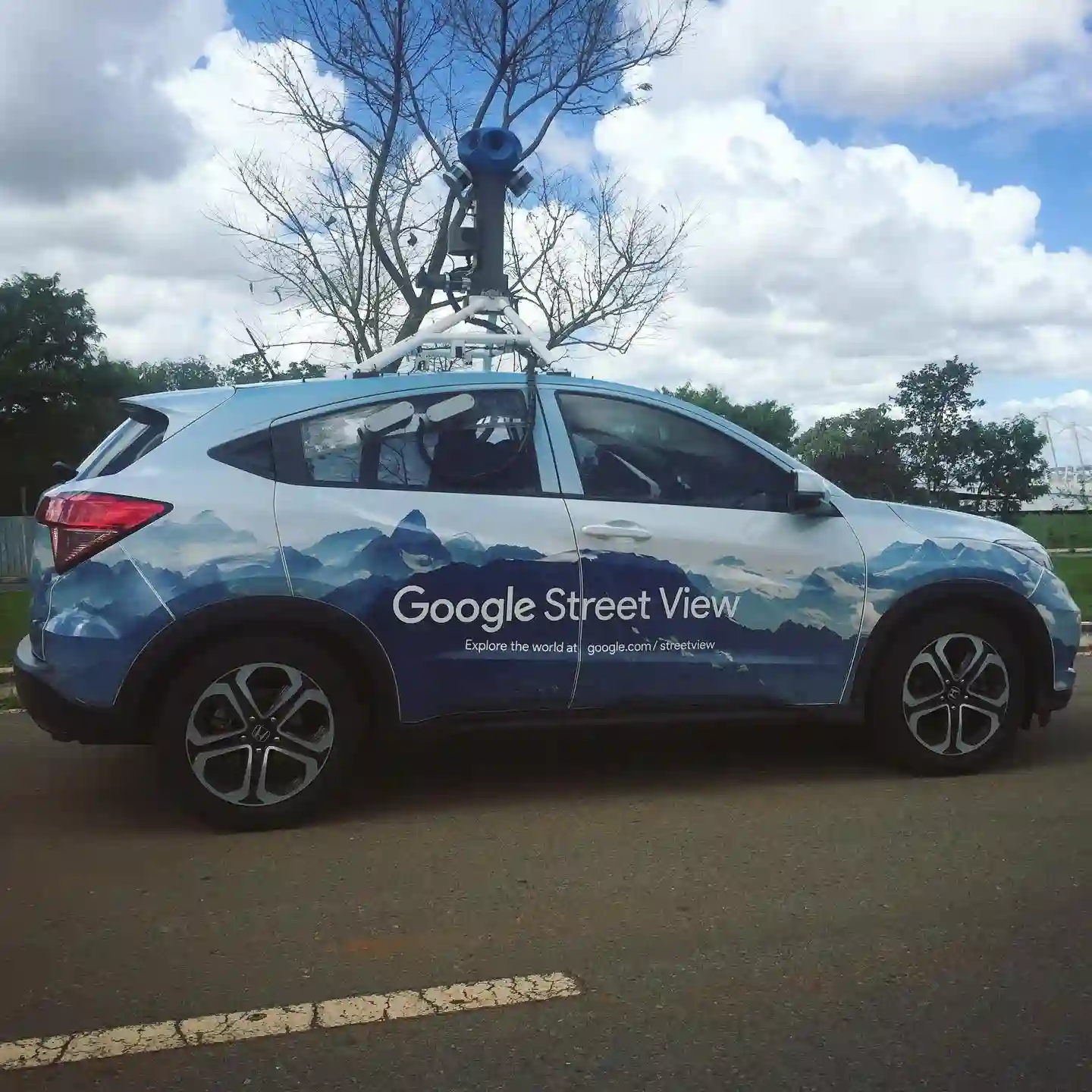 Picture of a Google Car spotted in Brasília, Federal District, Brazil on February 20, 2025.