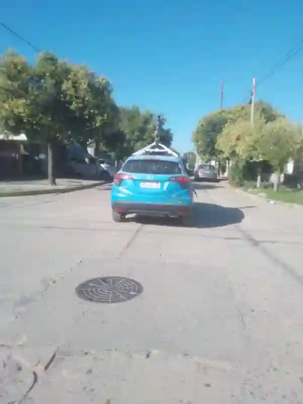 Picture of a Google Car spotted in Hernando, Córdoba Province, Argentina on February 19, 2025.