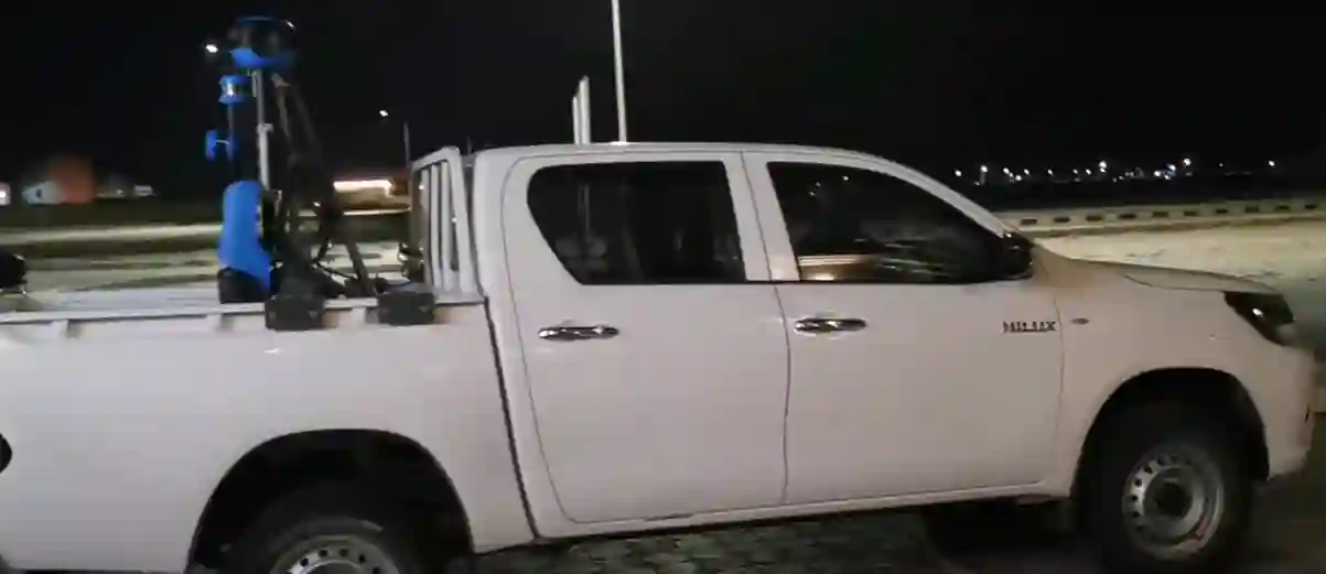 Picture of a Google Car spotted in Hilf, Masirah Island, Ash Sharqiyah South Governorate, Oman on February 18, 2025.