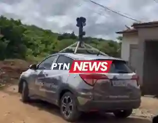 Picture of a Google Car spotted in Itamari, State of Bahia, Brazil on February 22, 2025.