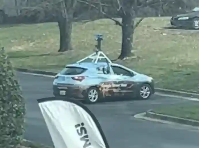 Picture of a Google Car spotted in Dalton, Georgia, United States on February 22, 2025.