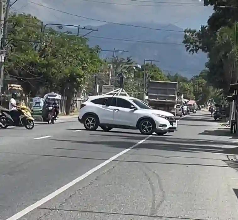Picture of a Google Car spotted in Bantay, Ilocos Region, Philippines on February 17, 2025.