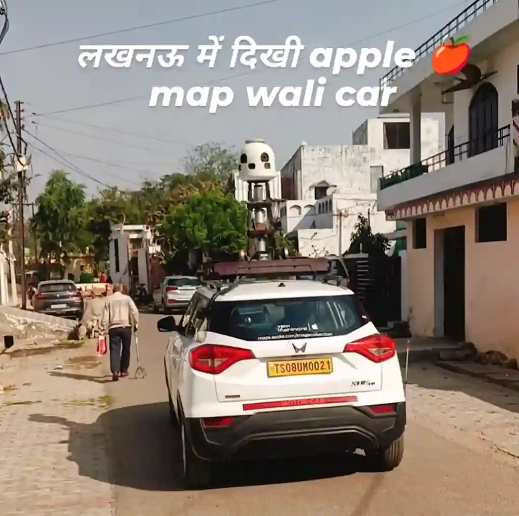 Picture of a Apple Car spotted in Lucknow, Uttar Pradesh, India on February 19, 2025.