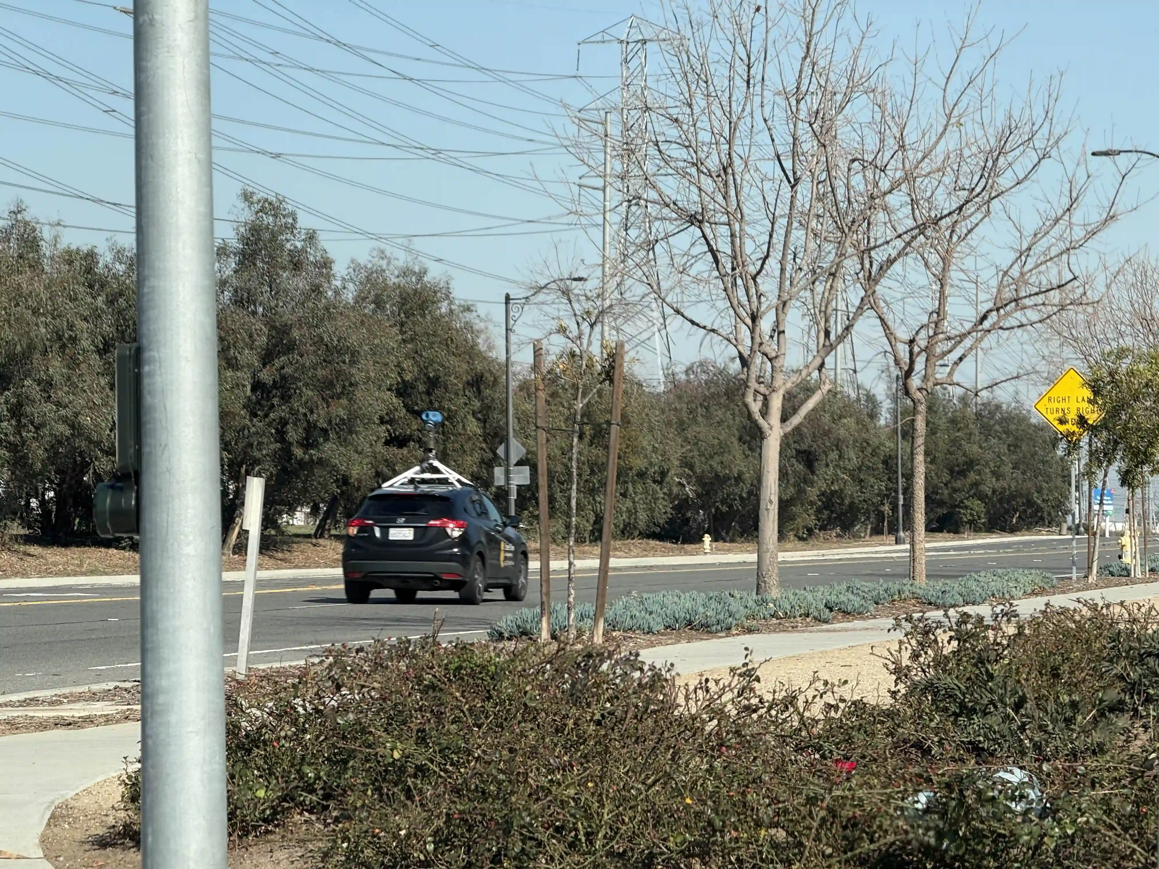 Picture of a Google Car spotted in Ontario, California, United States on February 24, 2025.