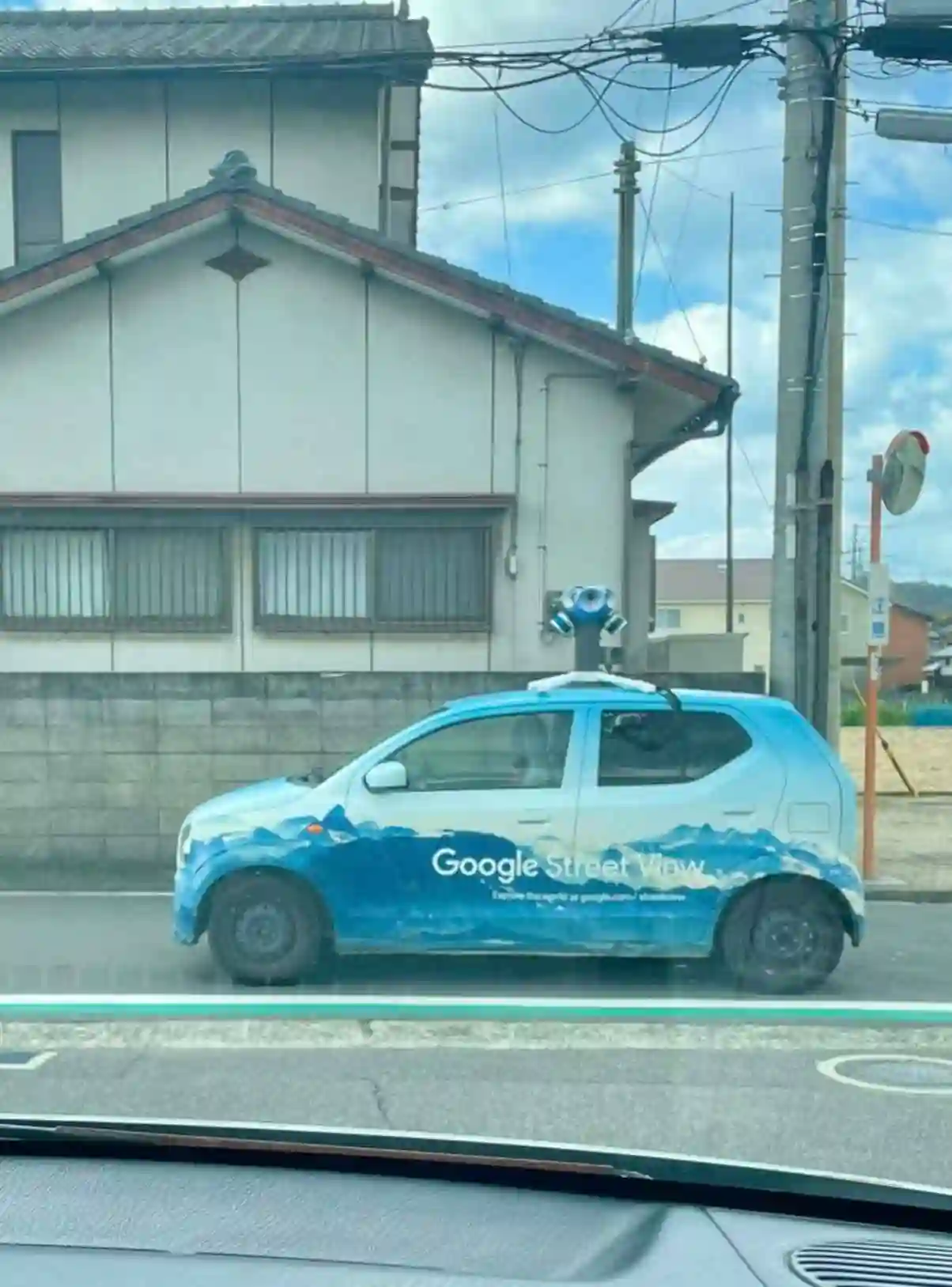 Picture of a Google Car spotted in Matsuyama, Ehime, Japan on February 21, 2025.