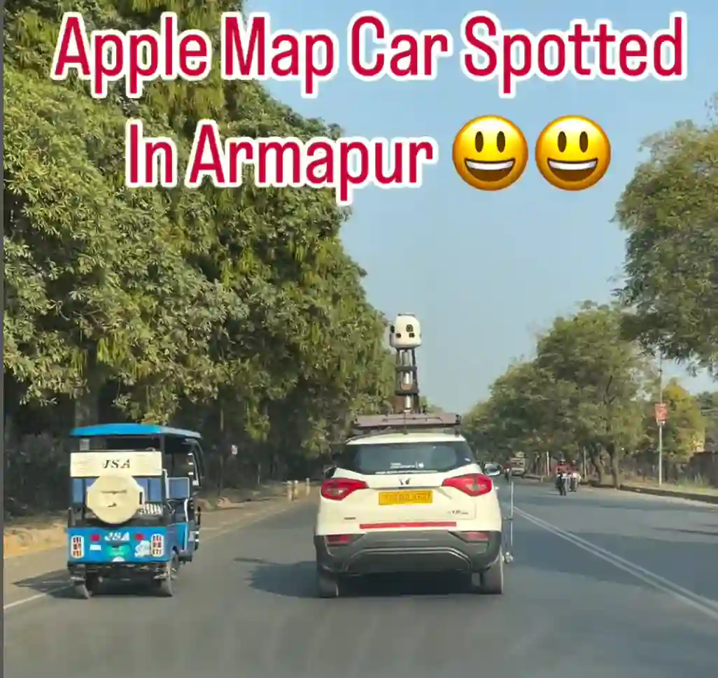 Picture of a Apple Car spotted in Kanpur, Uttar Pradesh, India on February 20, 2025.