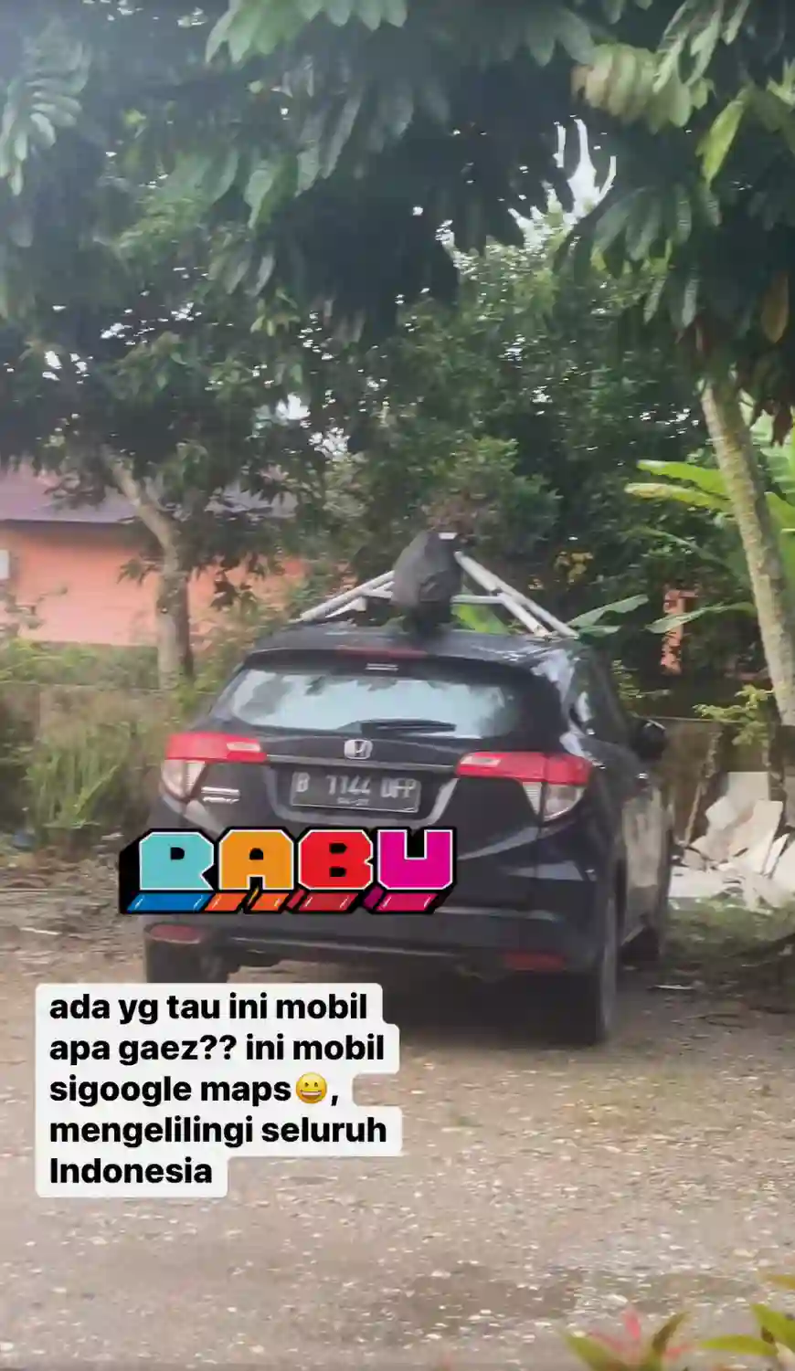 Picture of a Google Car spotted in Kuantan Singingi, Riau, Indonesia on February 26, 2025.