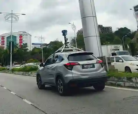 Picture of a Google Car spotted in Seremban, Negeri Sembilan, Malaysia on February 28, 2025.
