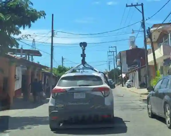 Picture of a Google Car spotted in San Jerónimo de Juárez, Guerrero, Mexico on February 24, 2025.