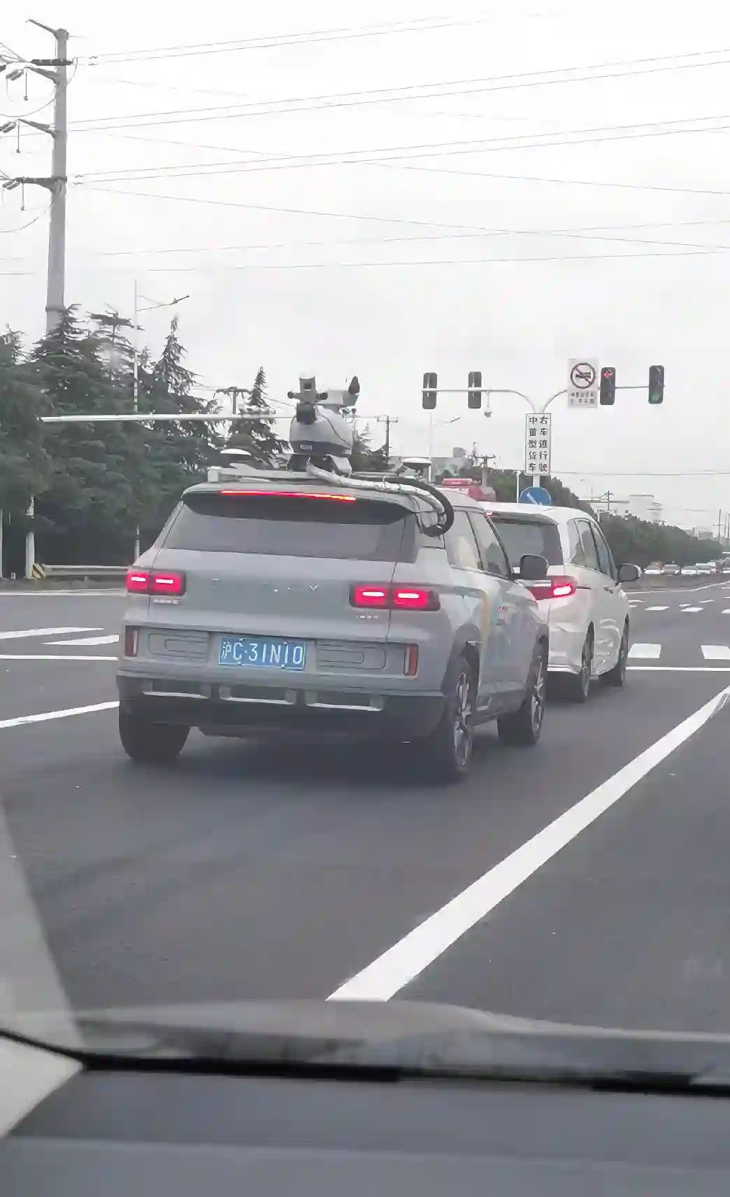 Picture of a Baidu Car spotted in Suzhou, Jiangsu, China on November 11, 2024.