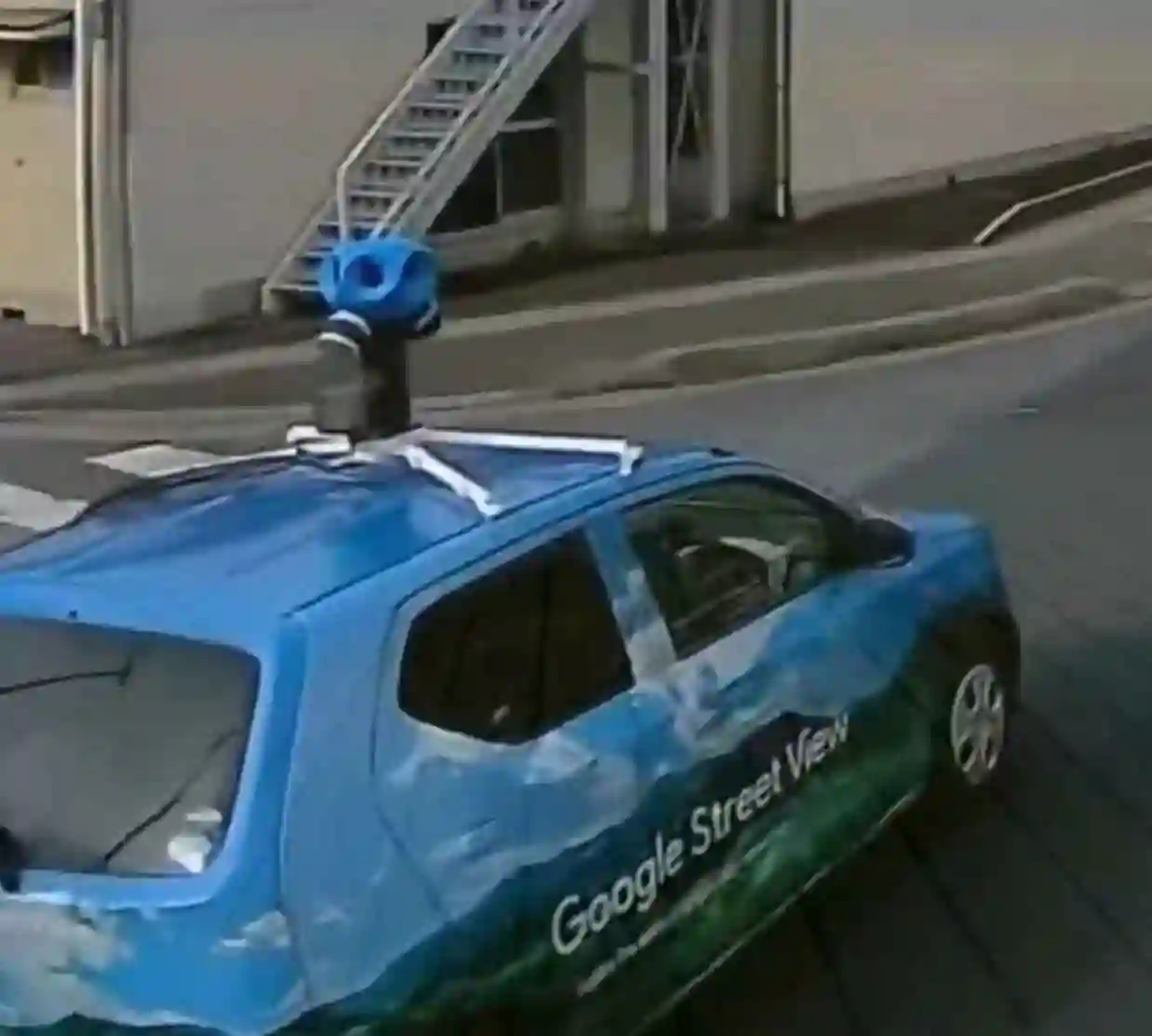 Picture of a Google Car spotted in Nakatsugawa, Gifu, Japan on February 17, 2025.