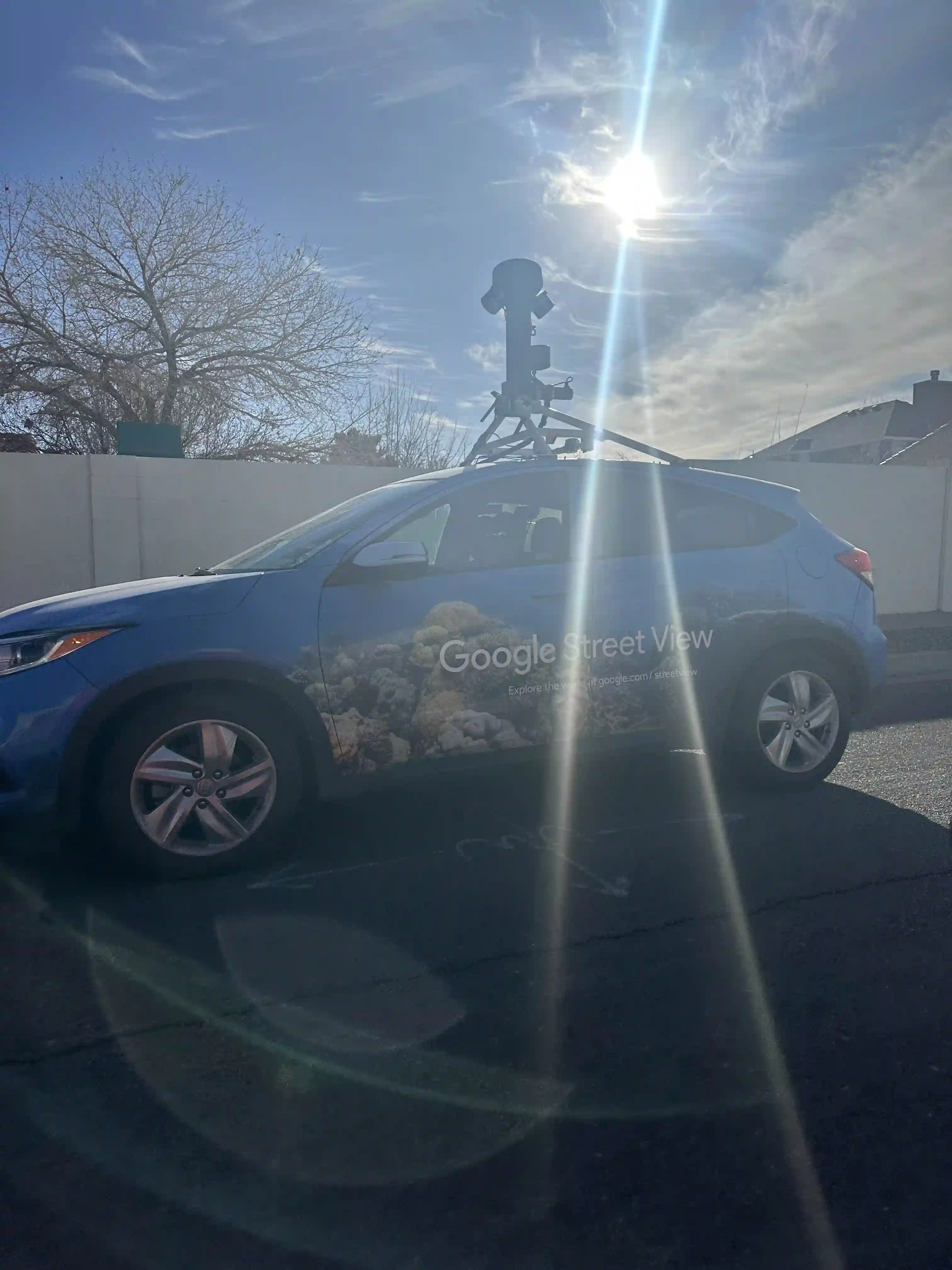 Picture of a Google Car spotted in United States on February 28, 2025.