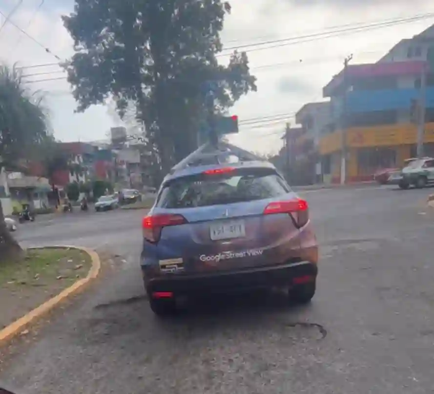 Picture of a Google Car spotted in Xalapa, Veracruz, Mexico on February 28, 2025.