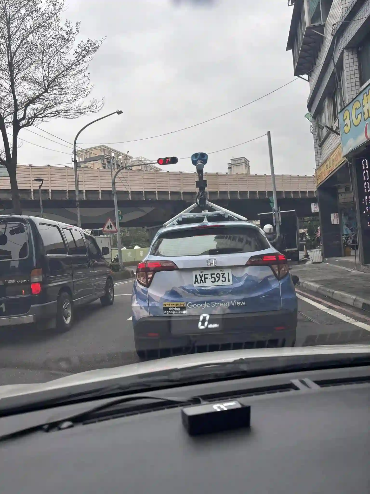 Picture of a Google Car spotted in Taipei, New Taipei City, Taiwan on February 26, 2025.