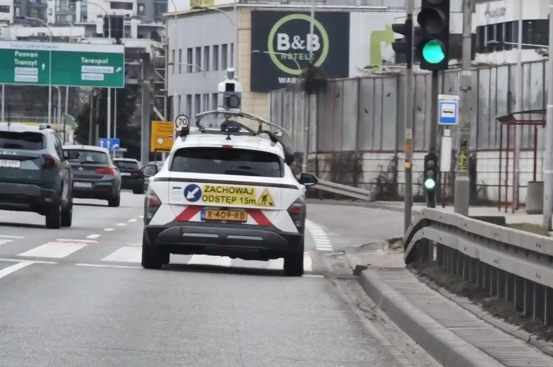 Picture of a Cyclomedia Car spotted in Warsaw, Masovian Voivodeship, Poland on March 3, 2025.