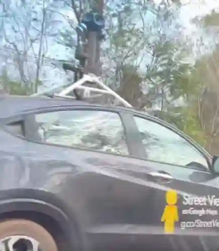 Picture of a Google Car spotted in Thailand on March 1, 2025.