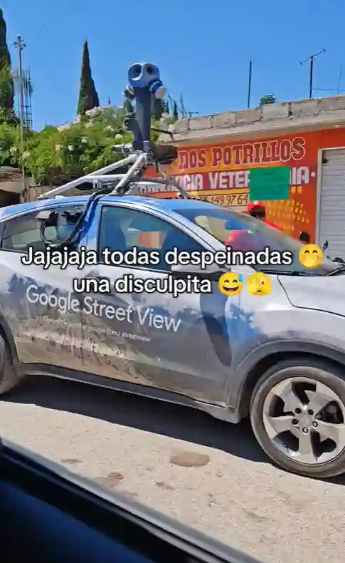 Picture of a Google Car spotted in Doxey, Hidalgo, Mexico on March 1, 2025.