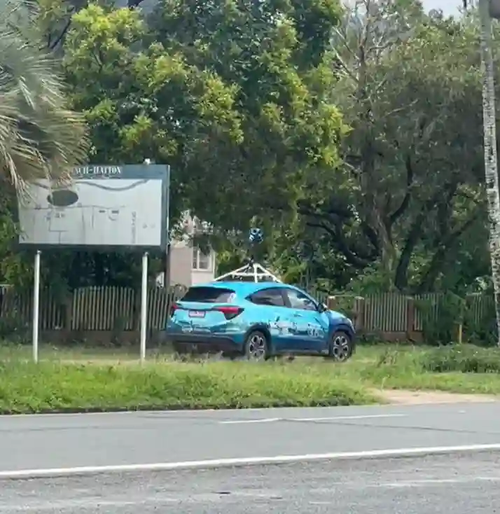 Picture of a Google Car spotted in Finch Hatton, Queensland, Australia on March 5, 2025.