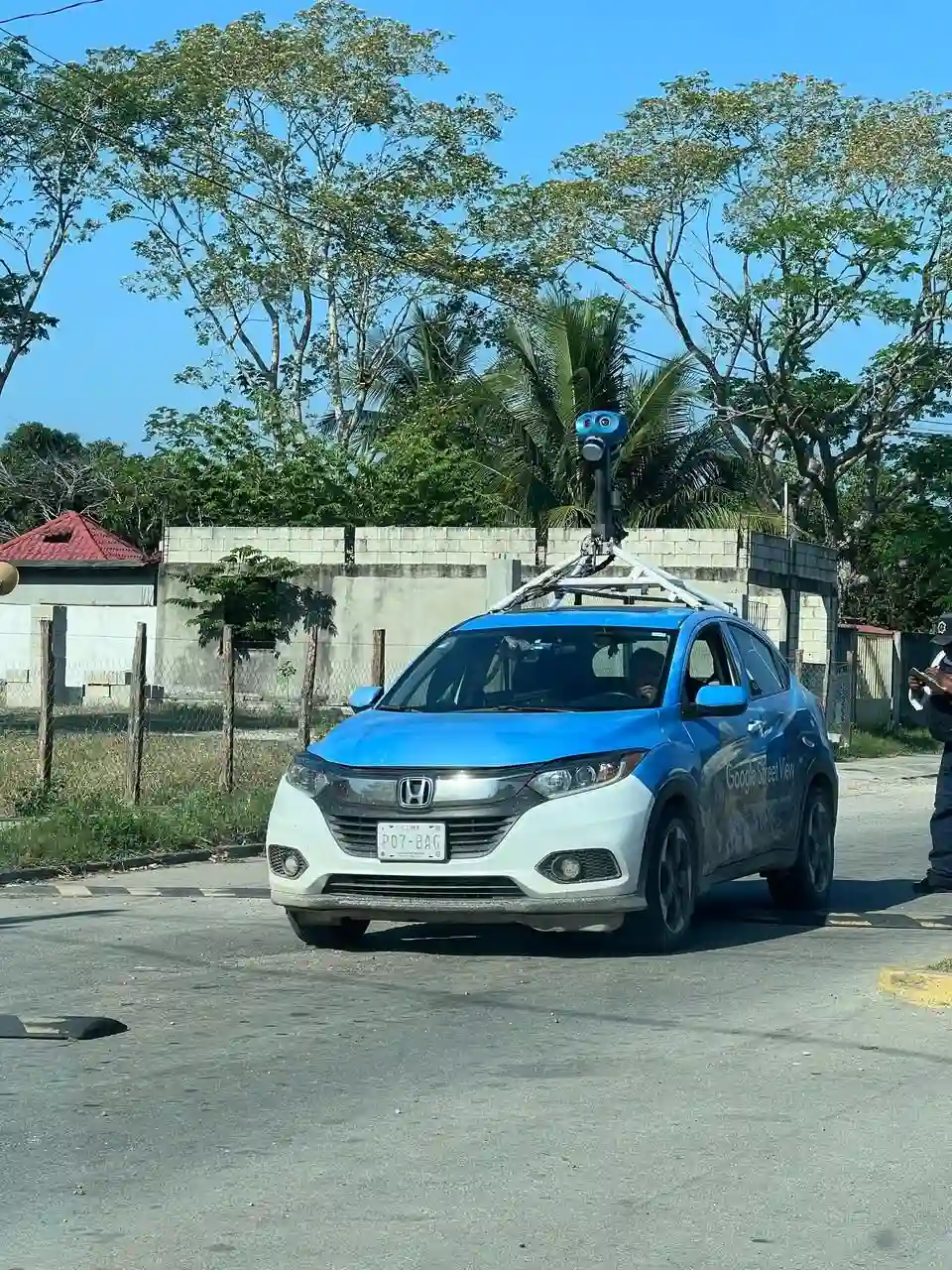 Picture of a Google Car spotted in Palizada, Campeche, Mexico on March 5, 2025.