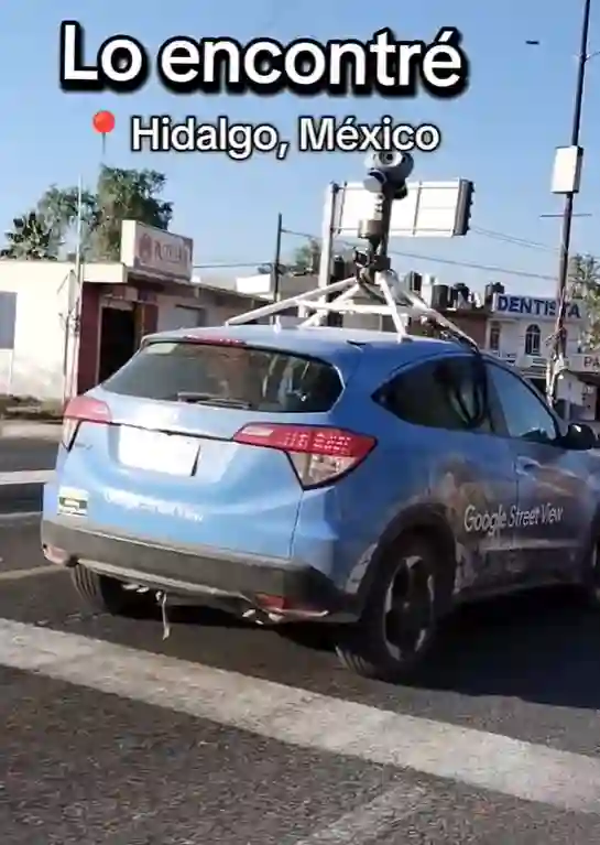Picture of a Google Car spotted in Chilcuautla, Hidalgo, Mexico on March 6, 2025.
