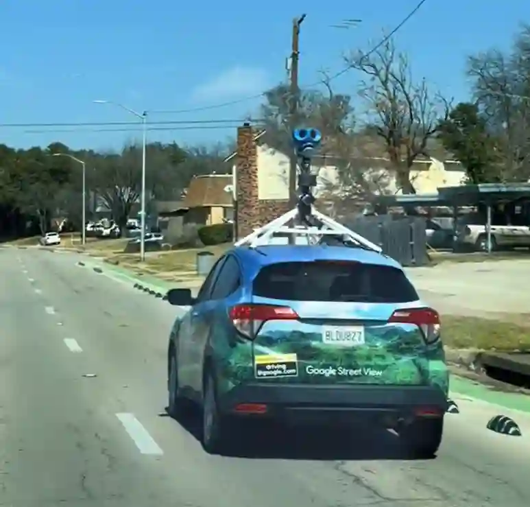 Picture of a Google Car spotted in Fort Worth, Texas, United States on March 6, 2025.
