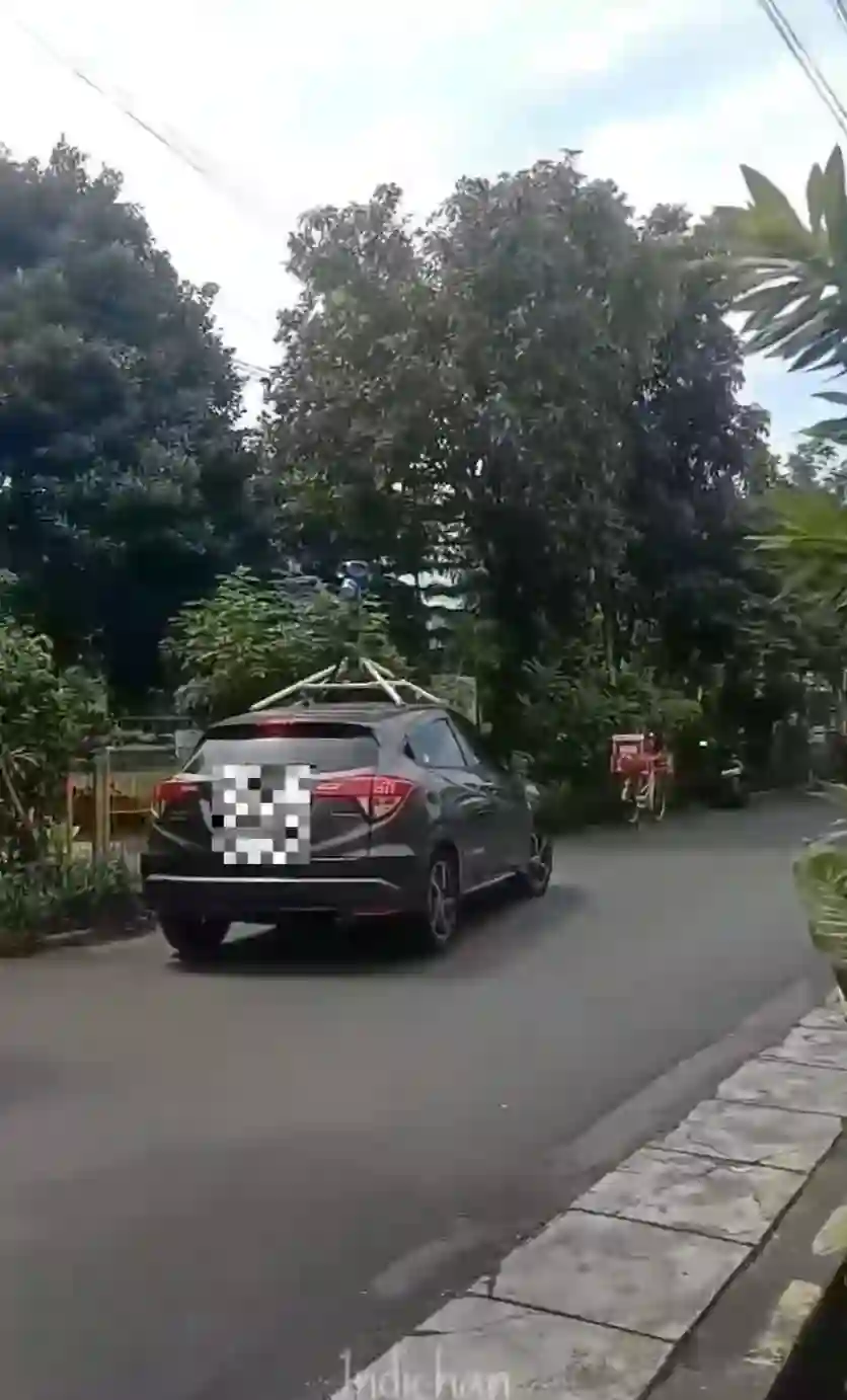 Picture of a Google Car spotted in Indonesia on February 17, 2025.