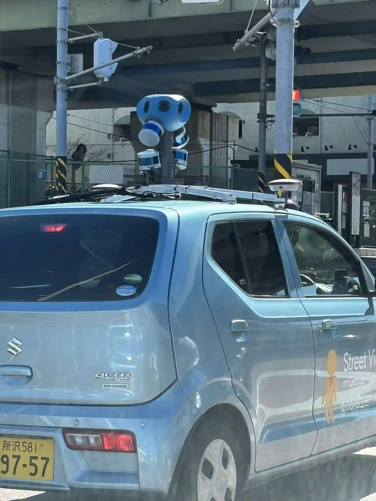 Picture of a Google Car spotted in Kanagawa, Japan on March 7, 2025.