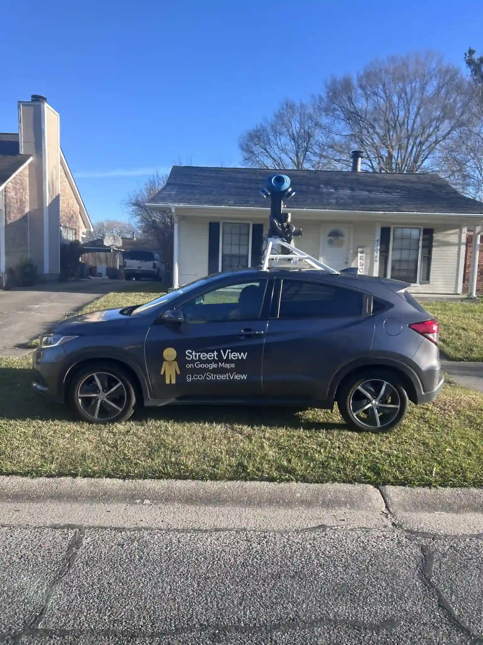 Picture of a Google Car spotted in Baton Rouge, Louisiana, United States on March 6, 2025.