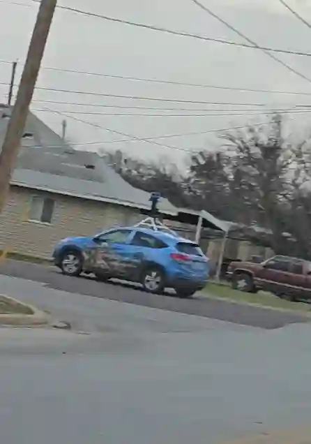 Picture of a Google Car spotted in Jacksboro, Texas, United States on March 4, 2025.