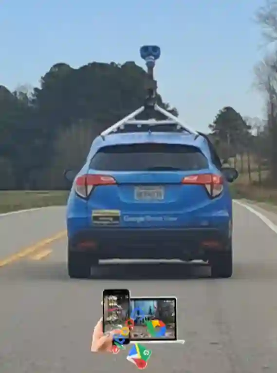 Picture of a Google Car spotted in North Carolina, United States on March 9, 2025.