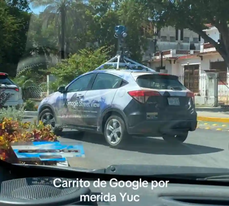 Picture of a Google Car spotted in Merida, Yucatan, Mexico on March 11, 2025.