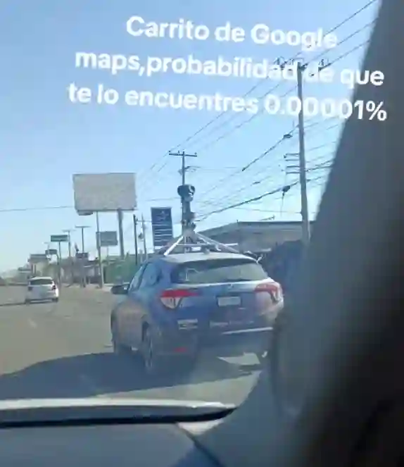 Picture of a Google Car spotted in Hermosillo, Sonora, Mexico on March 11, 2025.