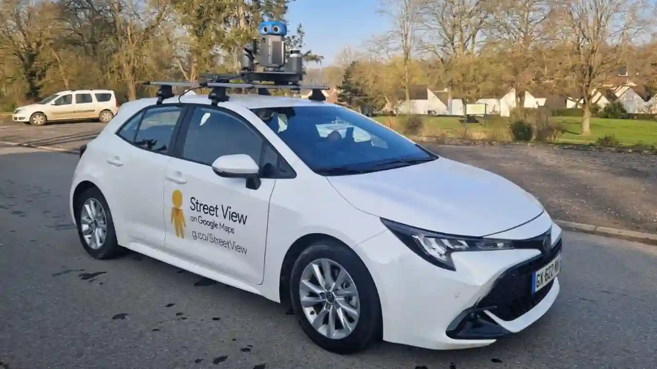 Picture of a Google Car spotted in Homblières, Hauts-de-France, France on March 13, 2025.