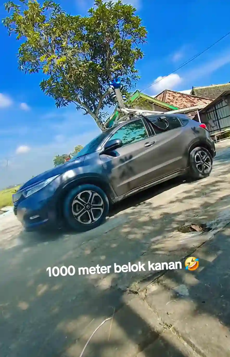Picture of a Google Car spotted in Purwodadi, Grobogan, Central Java, Indonesia on March 13, 2025.