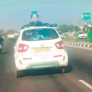Picture of a Google Car spotted in Bhubaneswar, Odisha, India on March 5, 2025.