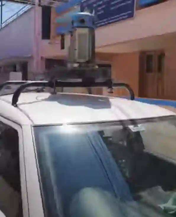 Picture of a Google Car spotted in Chennai, Tamil Nadu, India on March 14, 2025.
