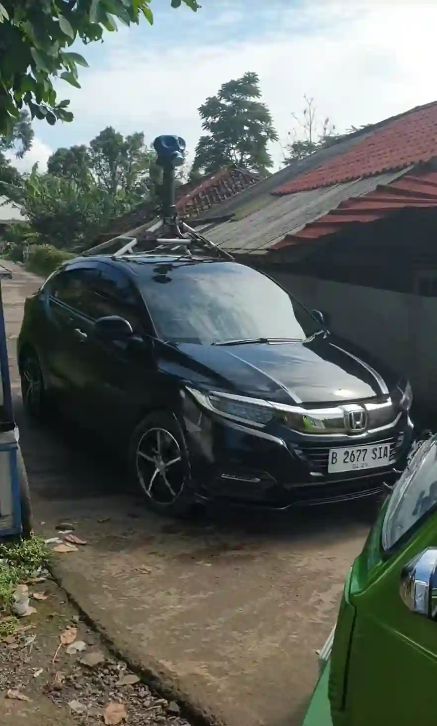 Picture of a Google Car spotted in Cugenang, Cianjur, West Java, Indonesia on March 14, 2025.