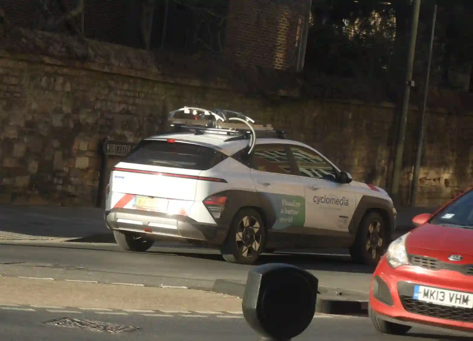 Picture of a Cyclomedia Car spotted in Oxford, England, United Kingdom on March 3, 2025.