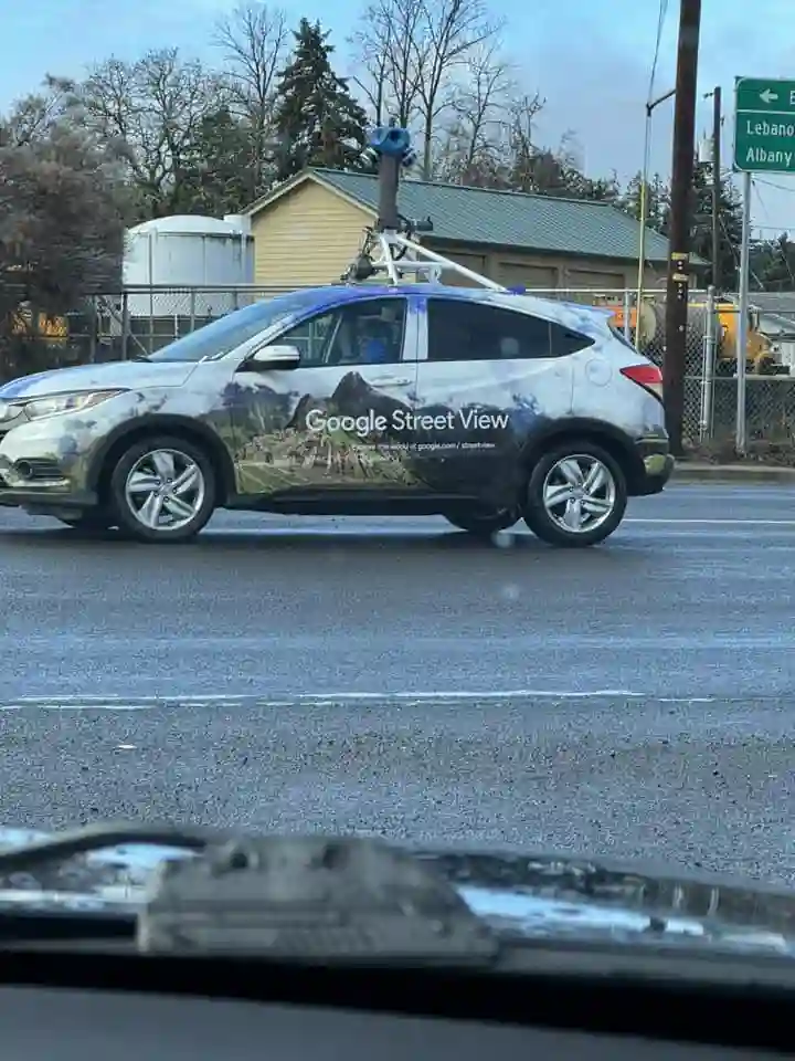 Picture of a Google Car spotted in Sweet Home, Oregon, United States on March 13, 2025.