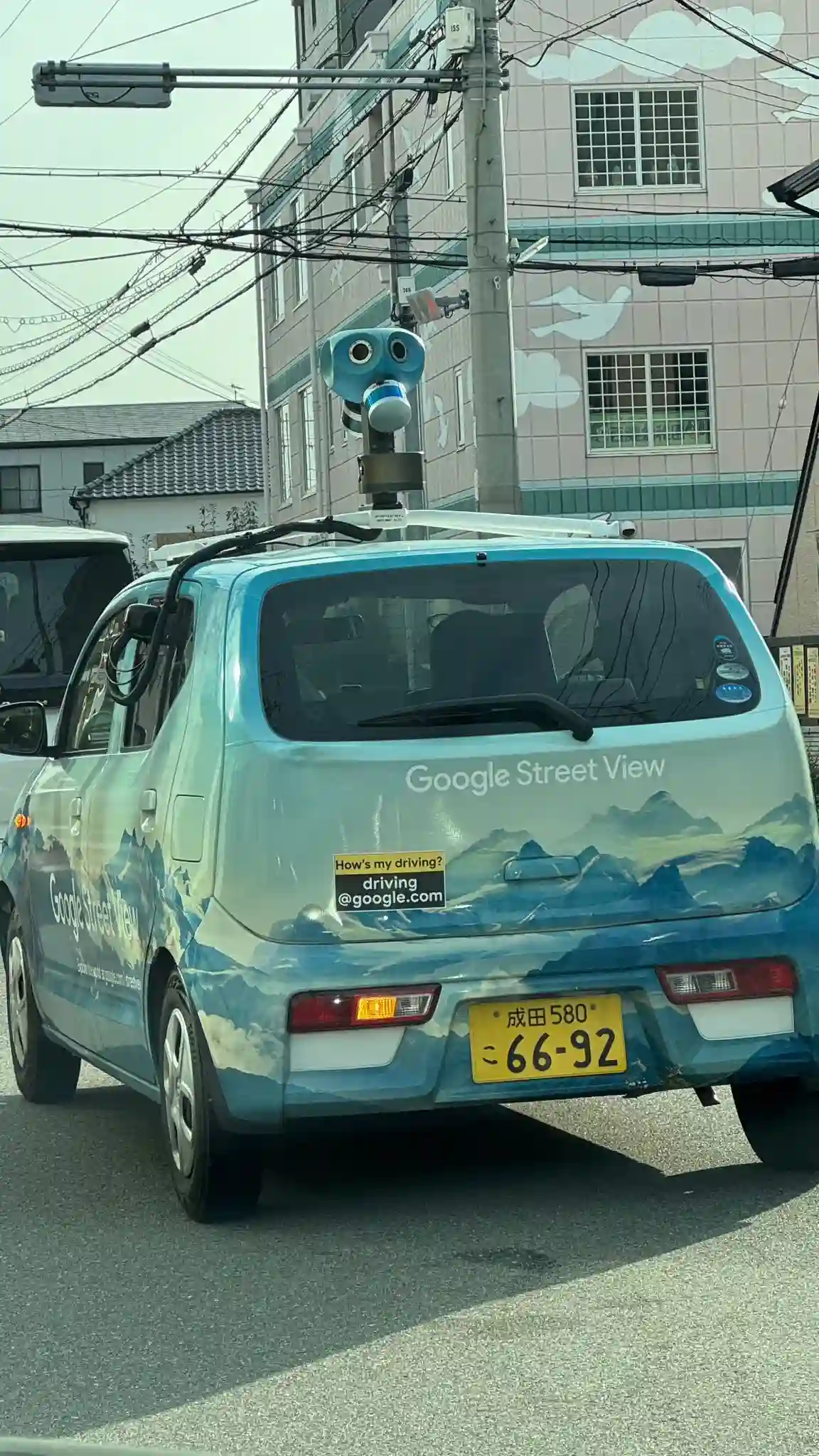 Picture of a Google Car spotted in Kobe, Hyogo, Japan on March 14, 2025.