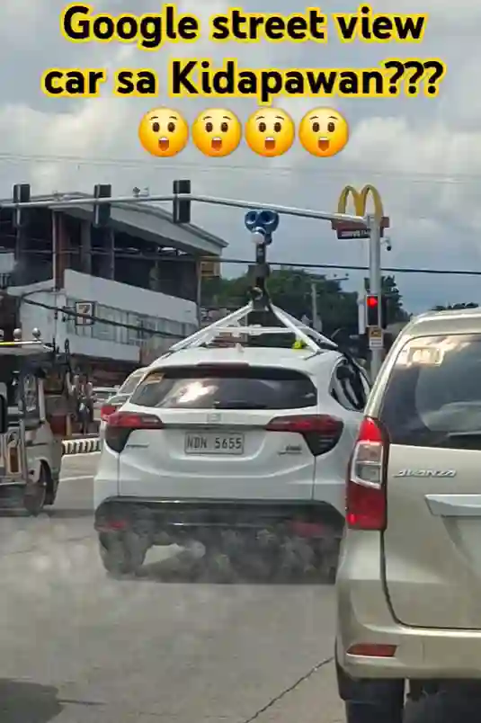 Picture of a Google Car spotted in Kidapawan City, SOCCSKSARGEN, Philippines on March 17, 2025.