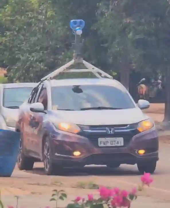 Picture of a Google Car spotted in Pimenta Bueno, Rondônia, Brazil on March 17, 2025.