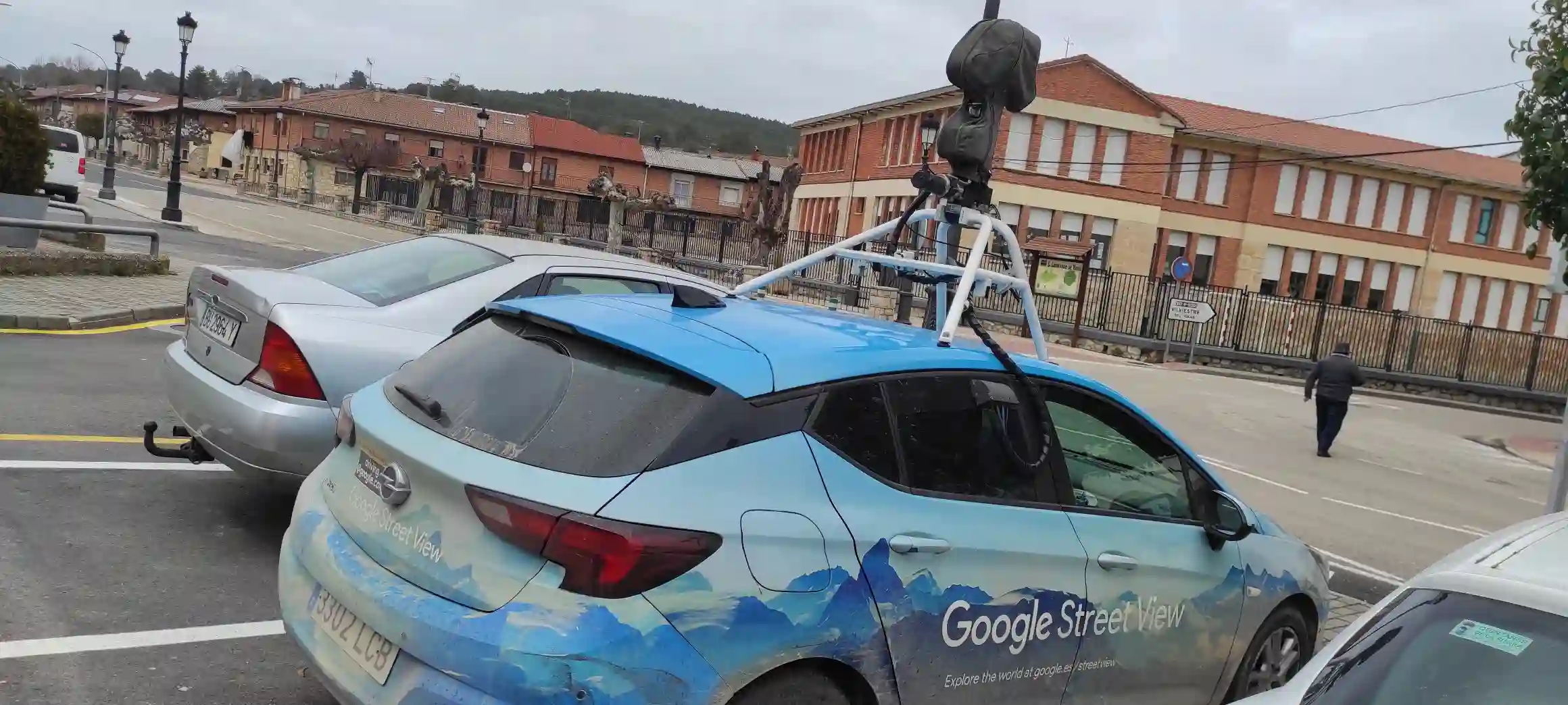 Picture of a Google Car spotted in San Leonardo de Yagüe, Castile and León, Spain on March 17, 2025.