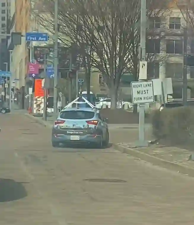 Picture of a Google Car spotted in Pittsburgh, Pennsylvania, United States on March 19, 2025.