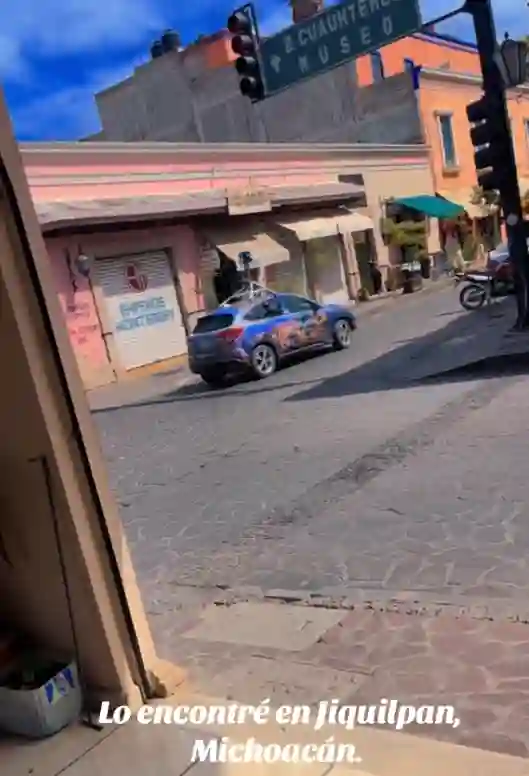 Picture of a Google Car spotted in Jiquilpan, Michoacán, Mexico on March 19, 2025.