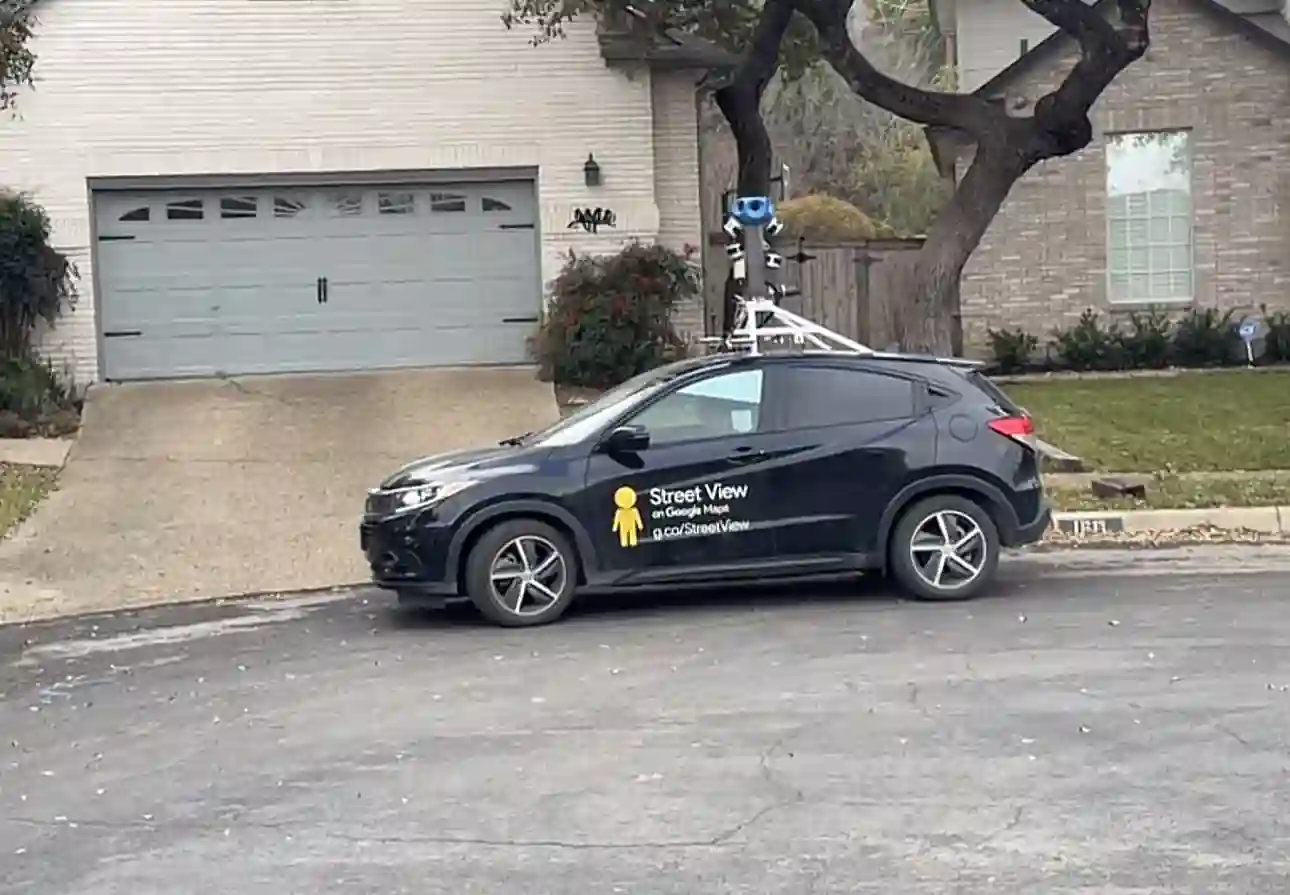 Picture of a Google Car spotted in San Antonio, Texas, United States on March 19, 2025.