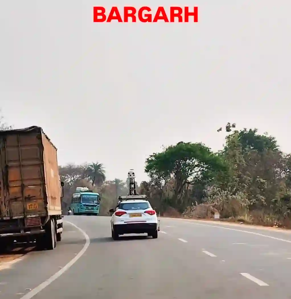 Picture of a Apple Car spotted in Bargarh, Odisha, India on March 16, 2025.