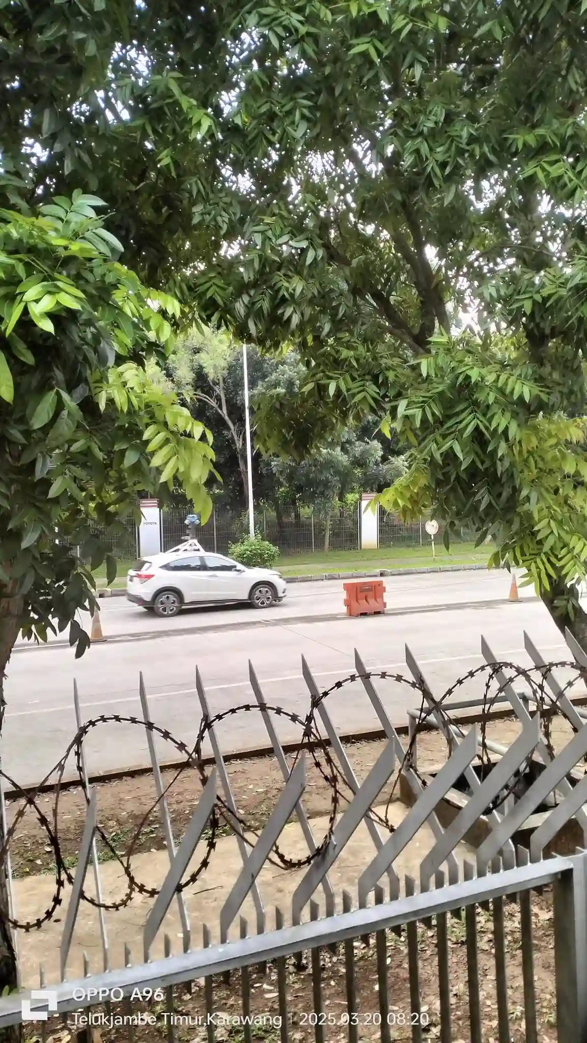 Picture of a Google Car spotted in Telukjambe Timur, Karawang, West Java, Indonesia on March 20, 2025.