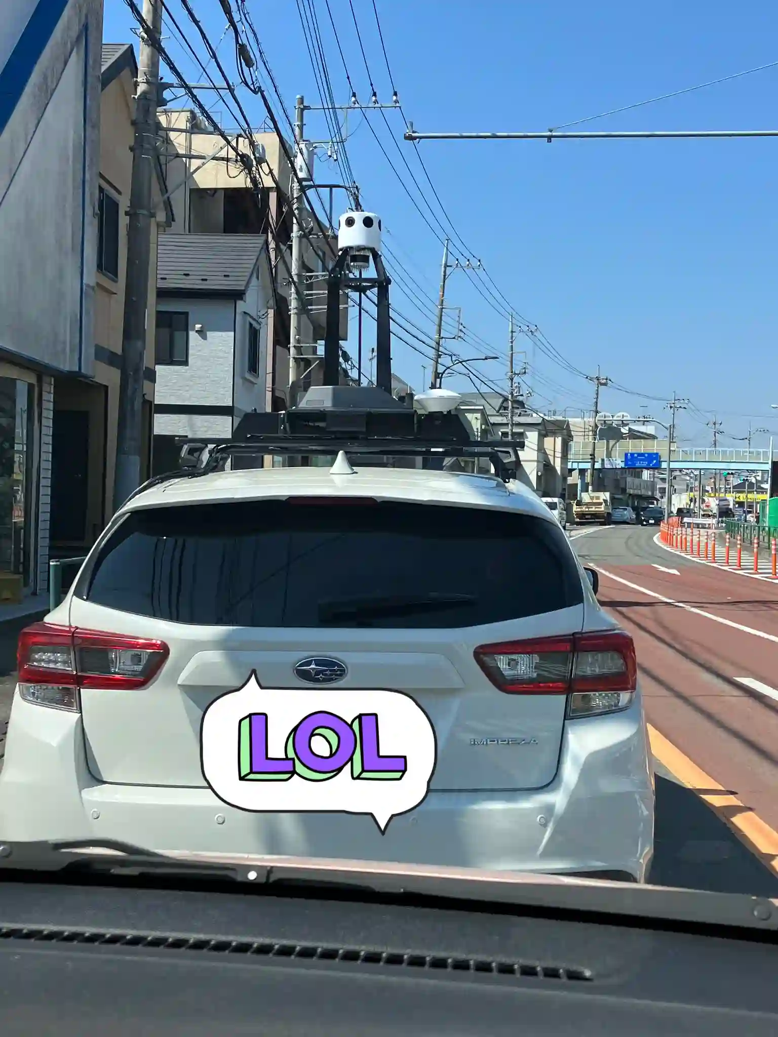 Picture of a Apple Car spotted in Hachioji, Tokyo, Japan on March 21, 2025.