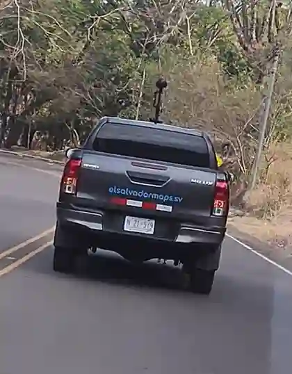 Picture of a El Salvador Maps Car spotted in Osicala, Morazán Department, El Salvador on March 18, 2025.